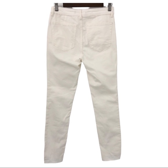 Free People Del Wray Step Hem White Jeans - Picture 3 of 11